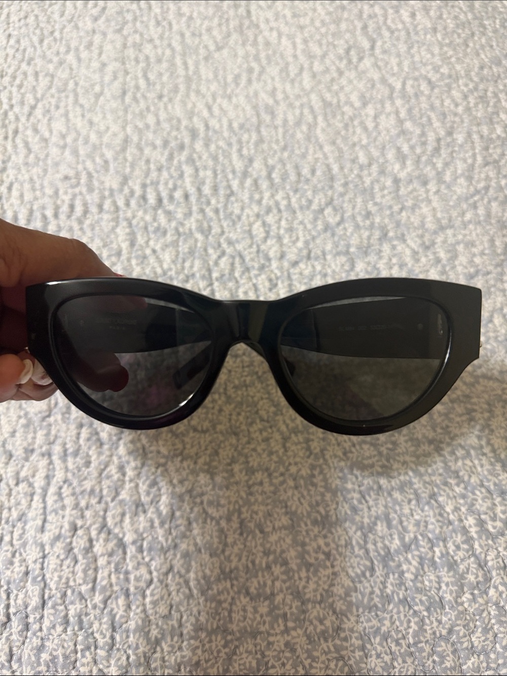 Yves Saint Laurent Black Cat-Eye Sunglasses (no case)